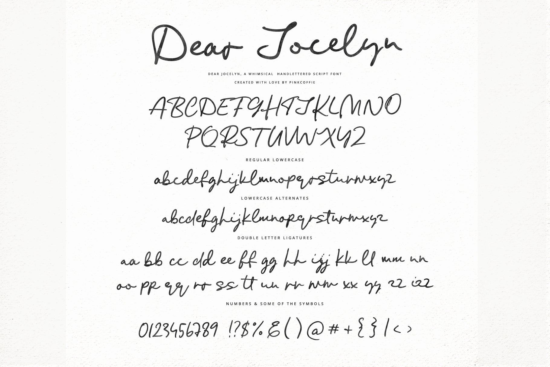 Dear Jocelyn