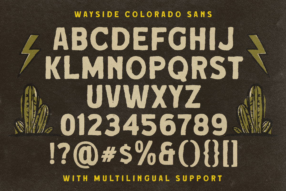 Wayside Colorado Font Collection