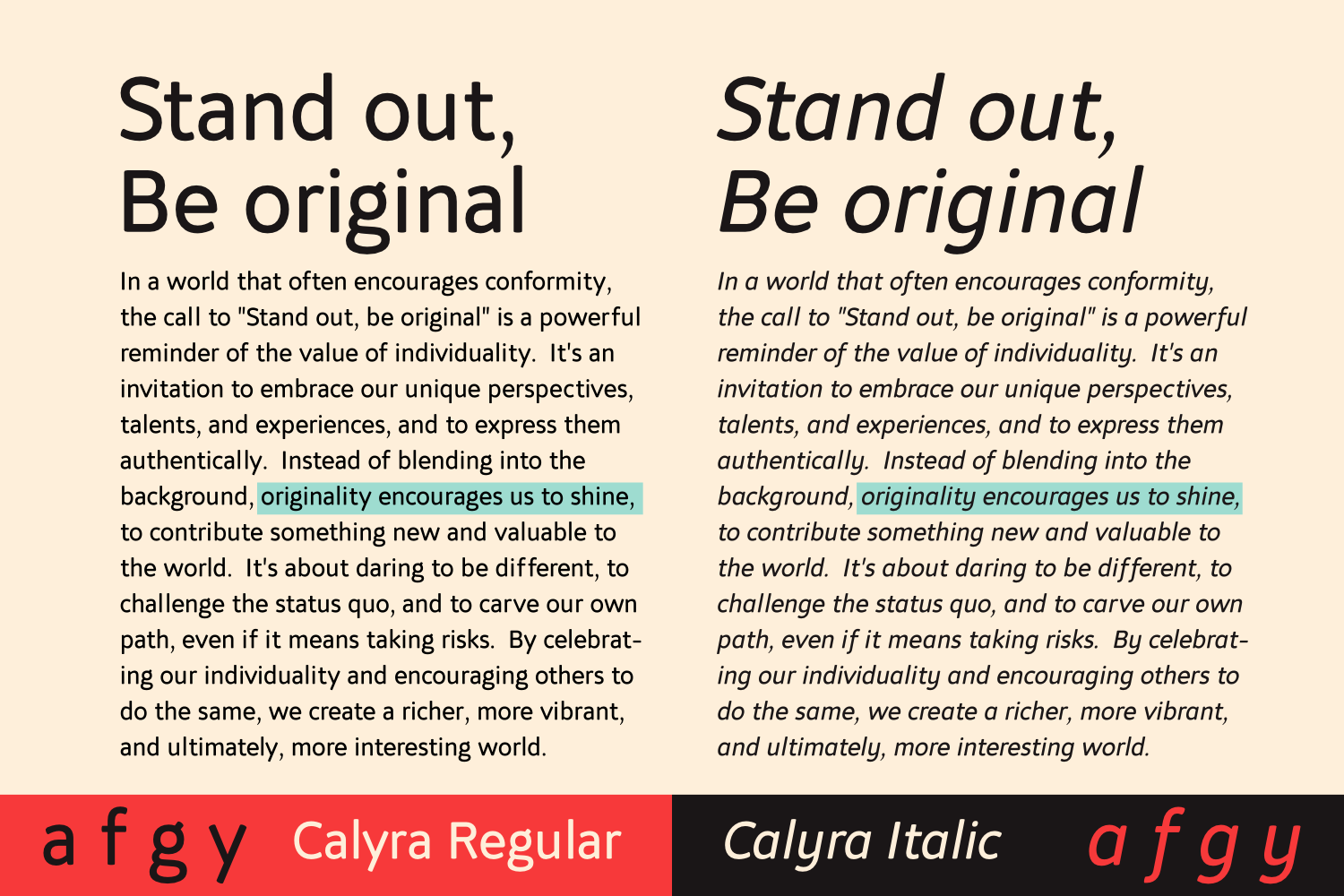 Calyra Font