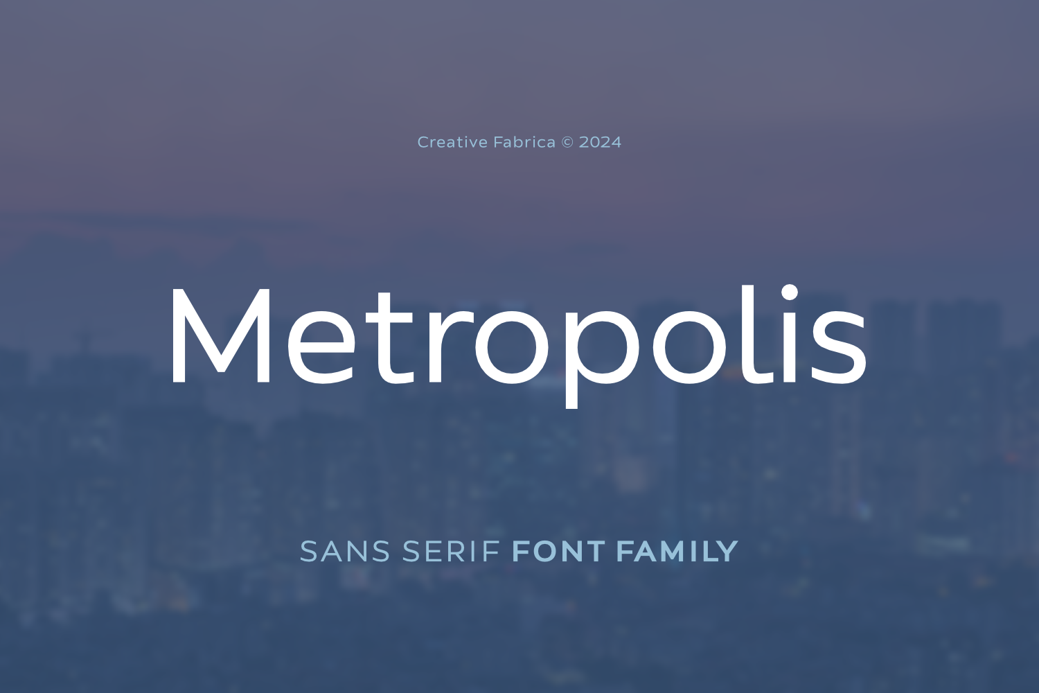 Metropolis Font