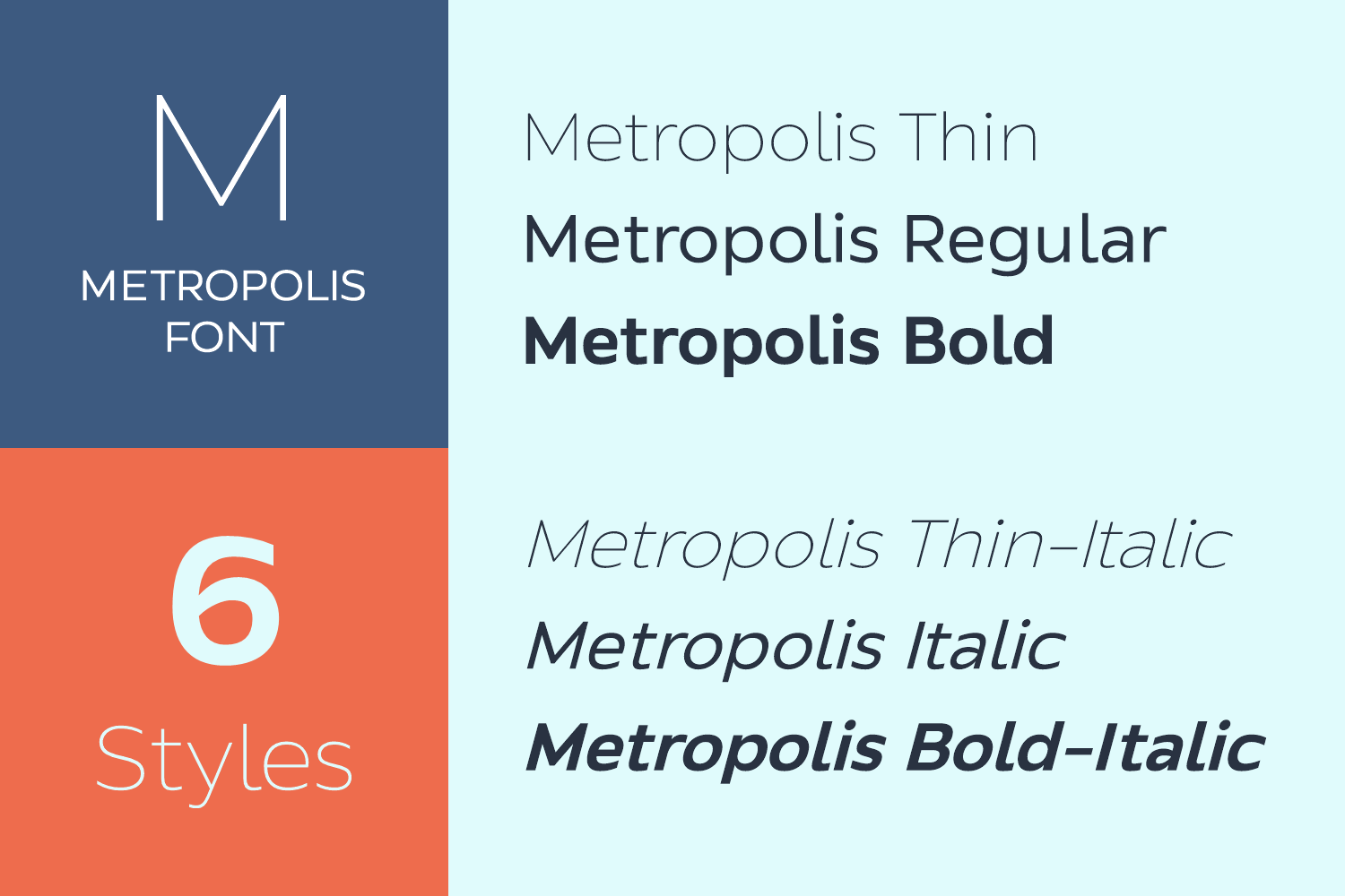 Metropolis Font