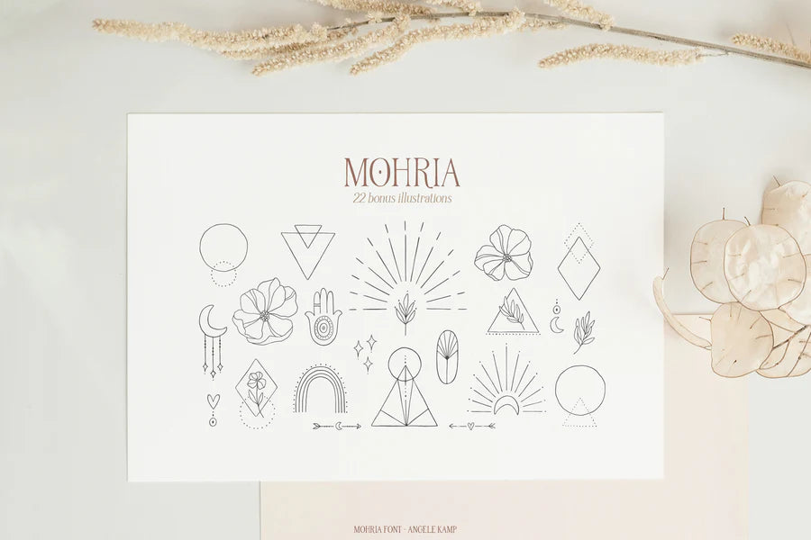 Mohria font family