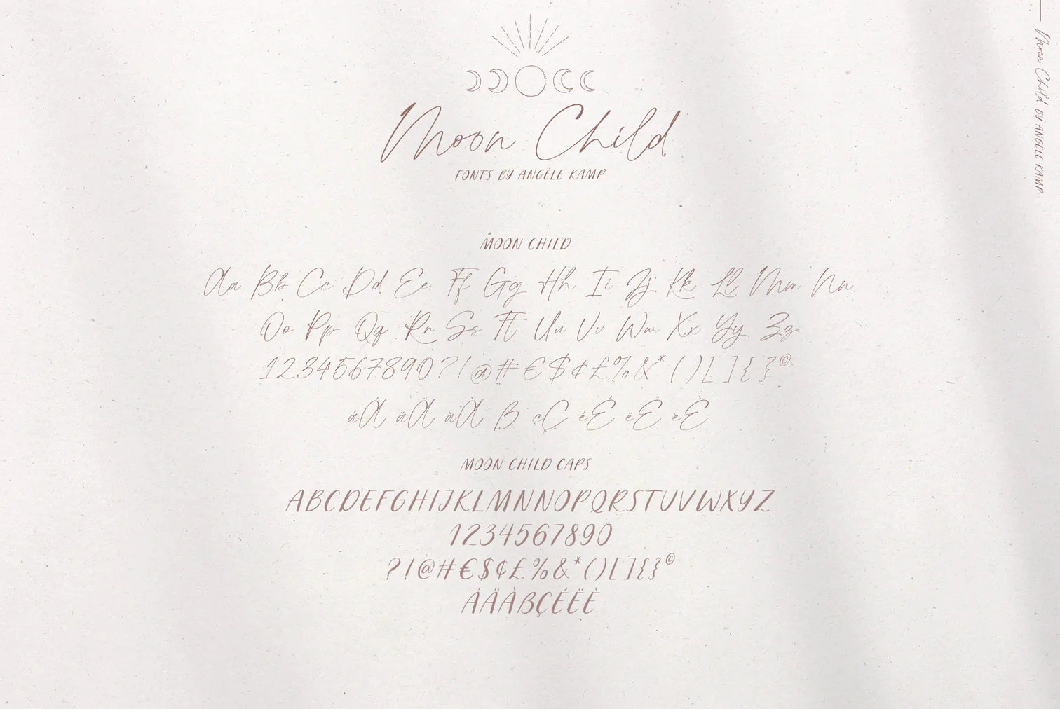 Moon Child font duo