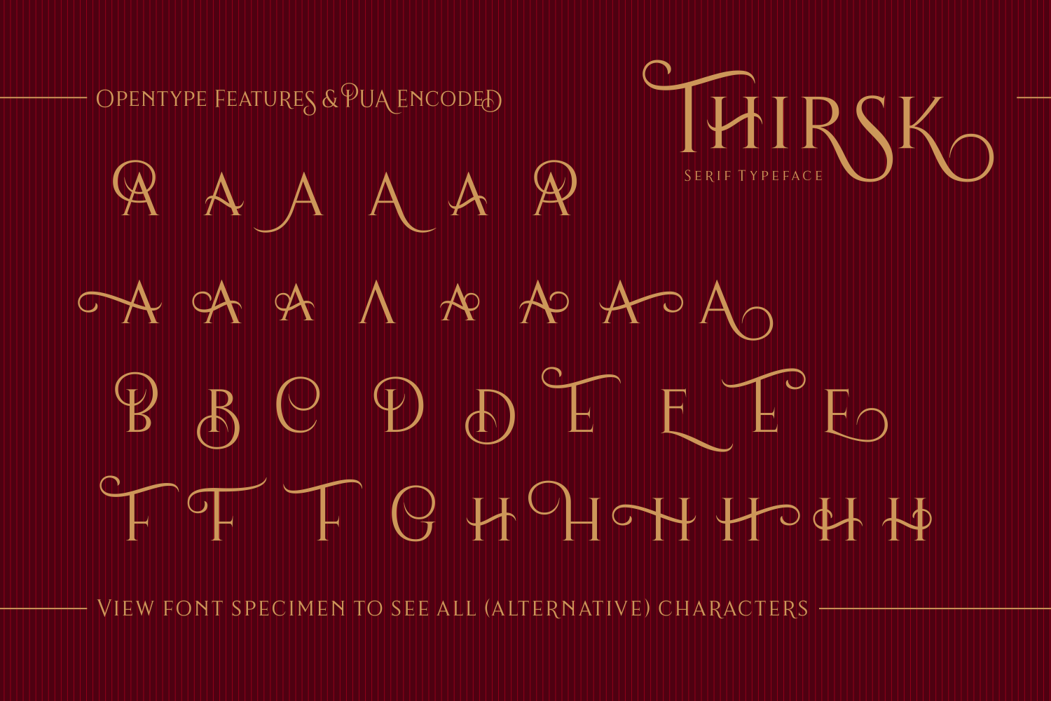 Thirsk Font