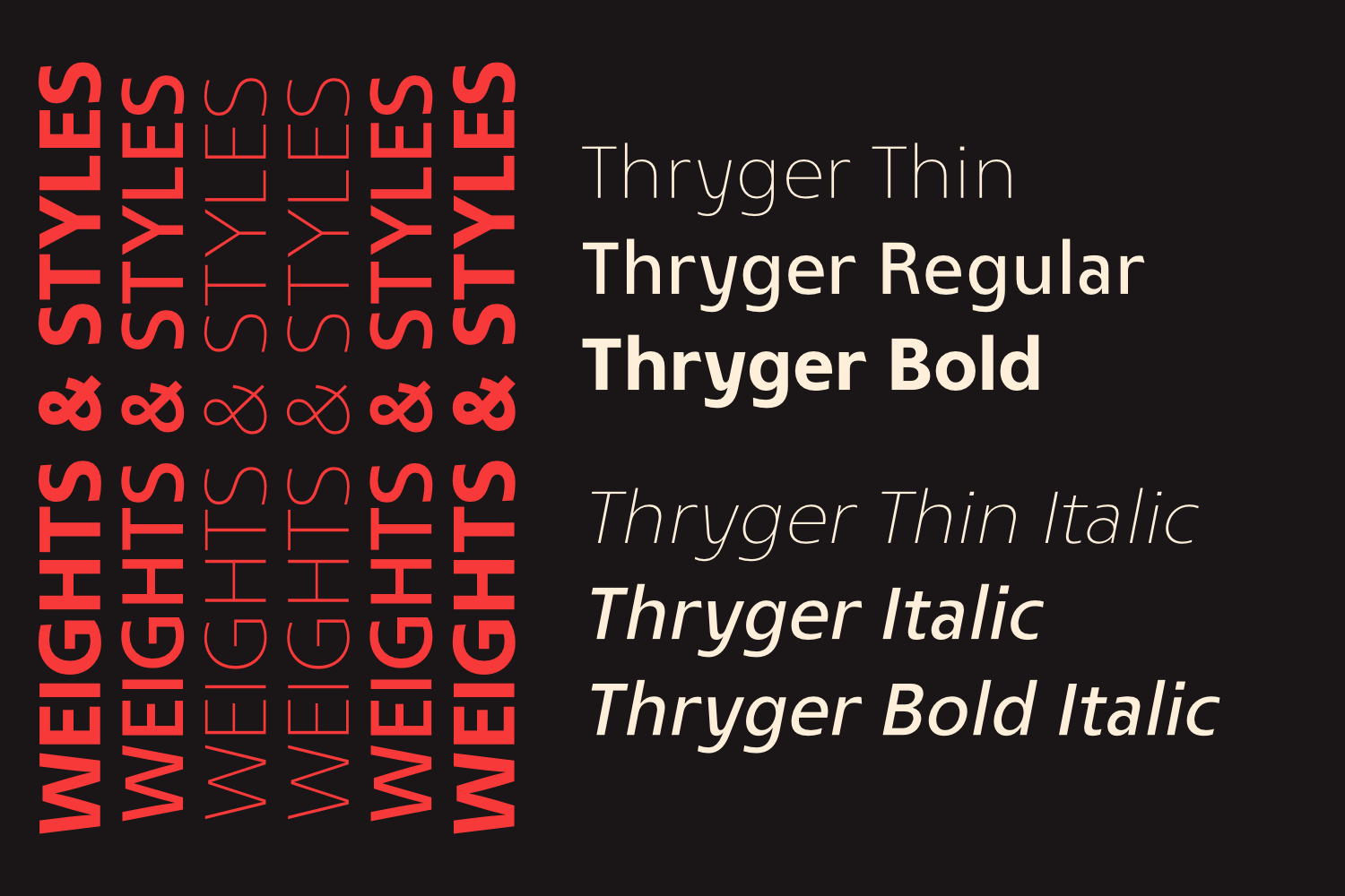 Thryger Font