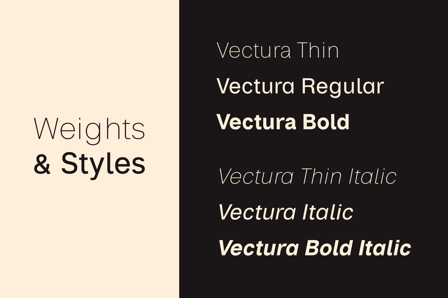 Vectura Font