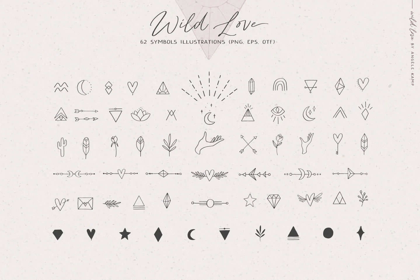 Wild Love font duo
