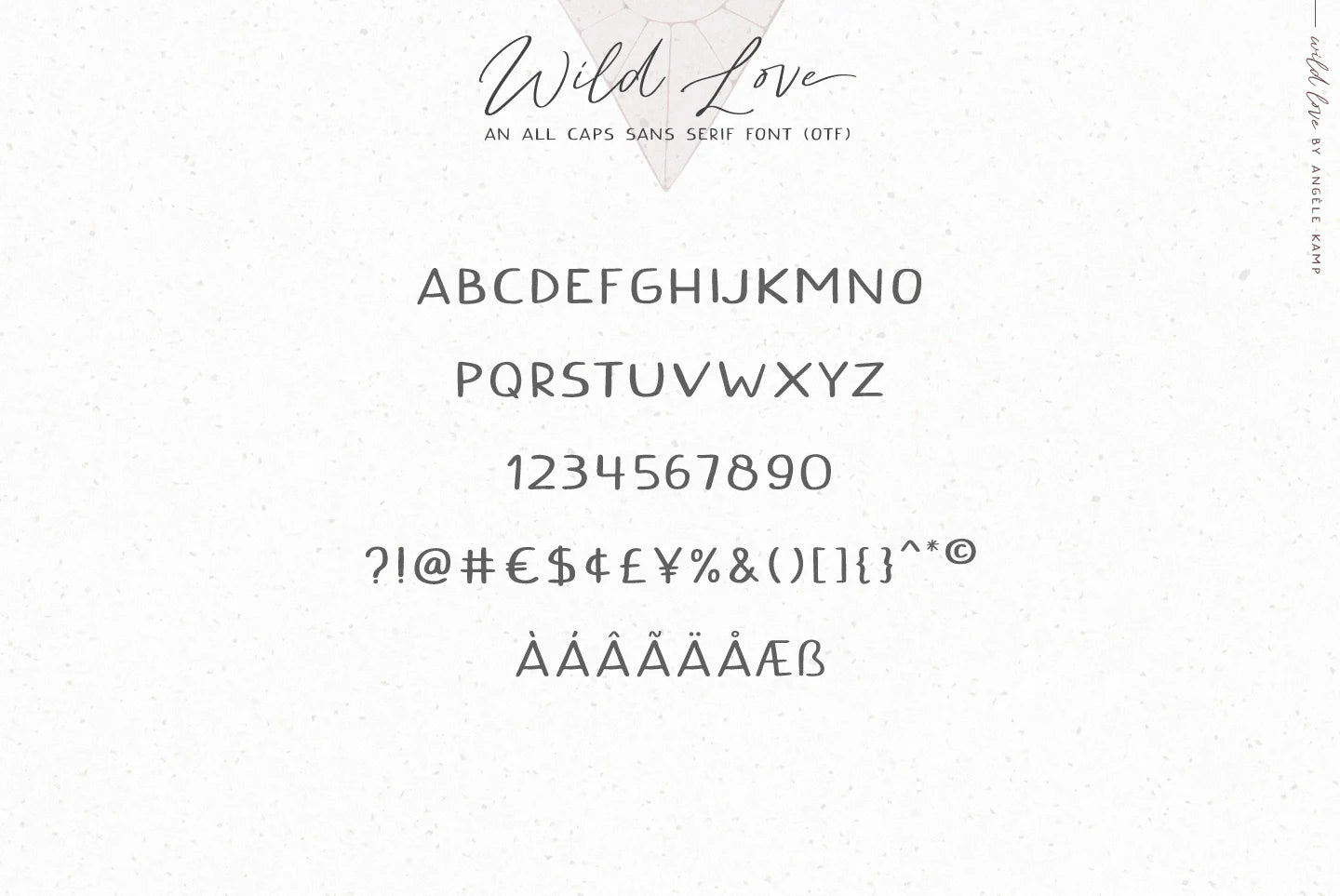 Wild Love font duo