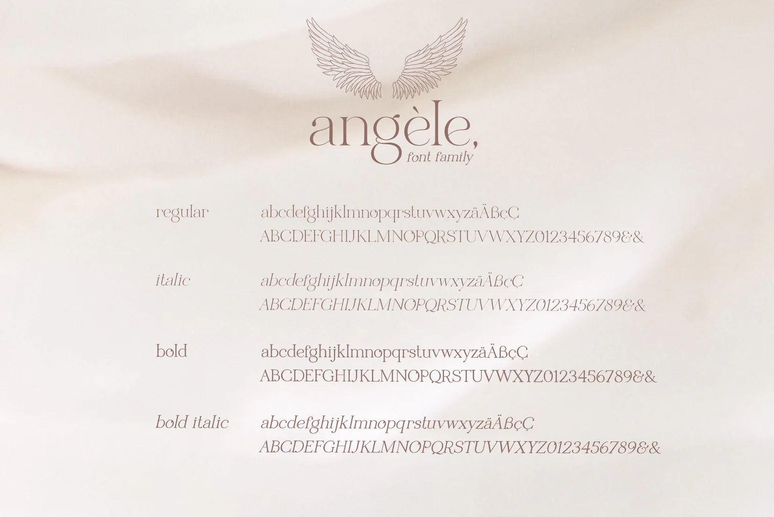 Angele font family