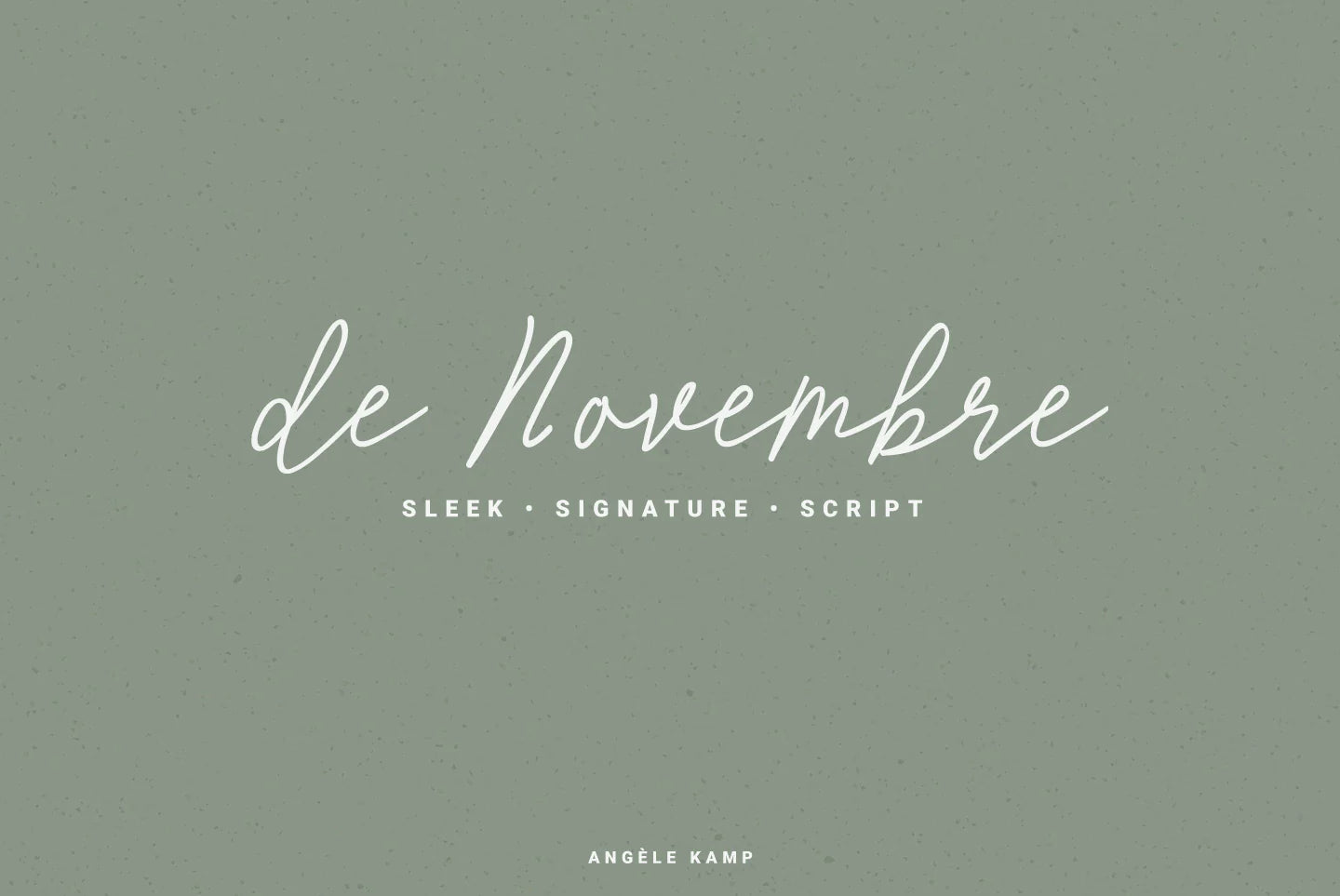 De Novembre font