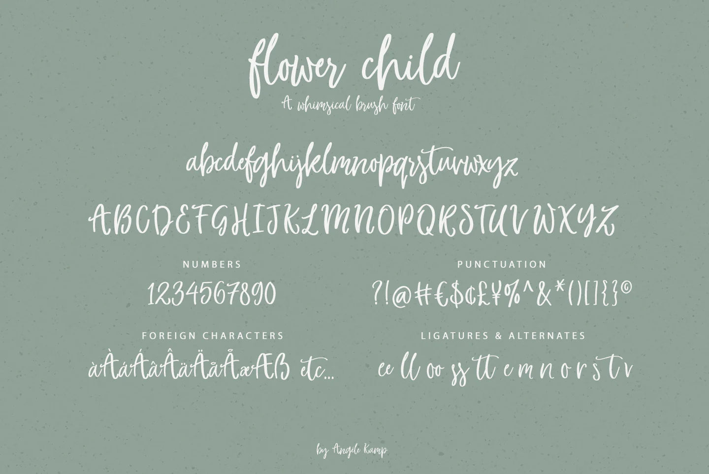 Flower Child Font