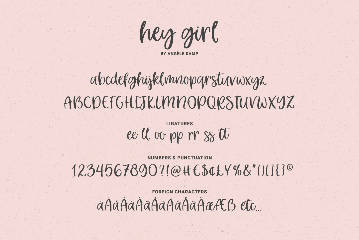 Hey Girl Font