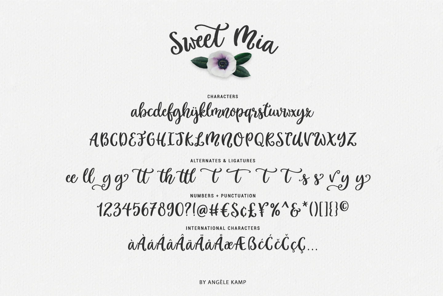 Sweet Mia Font