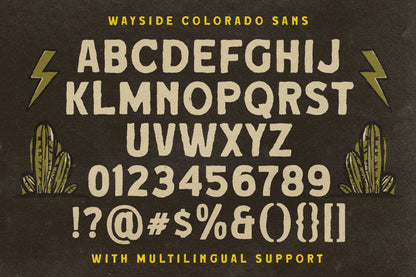 Wayside Colorado Font Collection