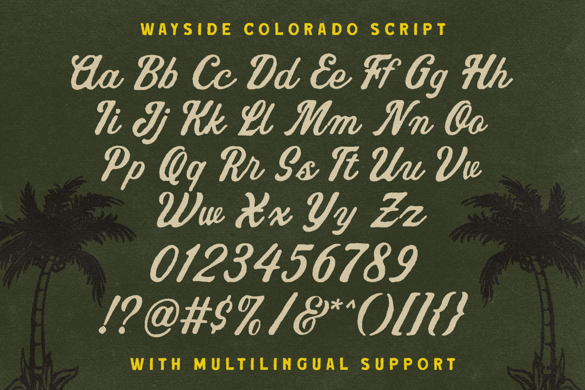 Wayside Colorado Font Collection
