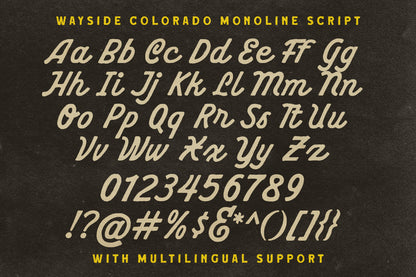 Wayside Colorado Font Collection