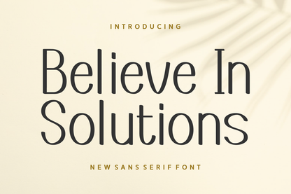 Believe In Solutions