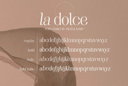 La Dolce font family
