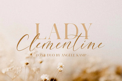 Clementine font duo