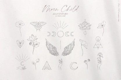 Moon Child font duo