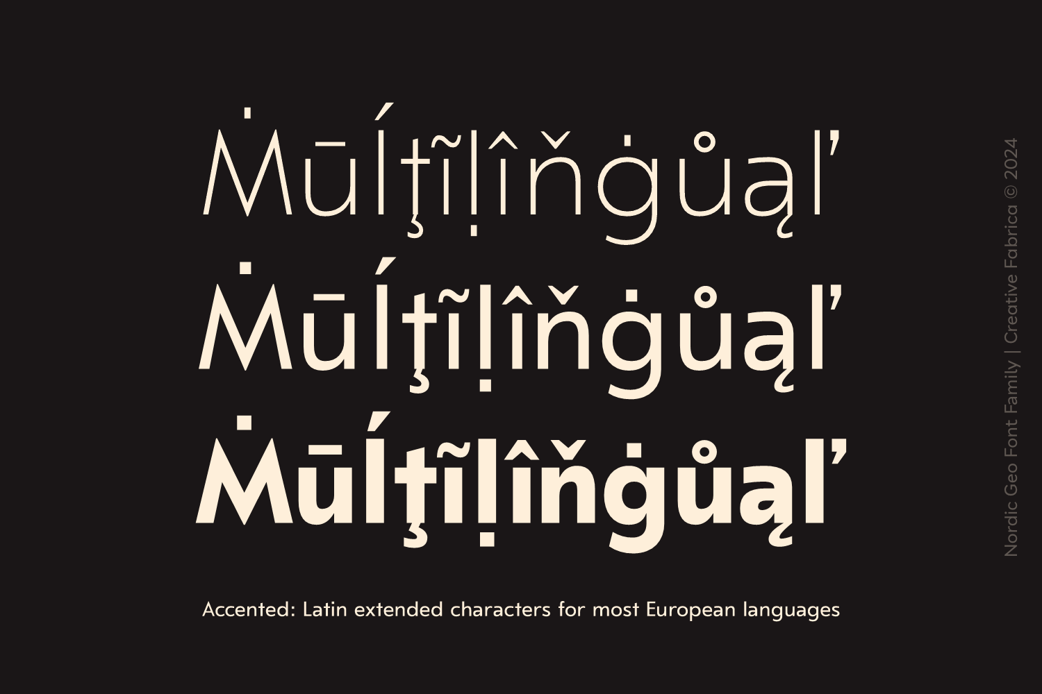 Nordic Geo Font