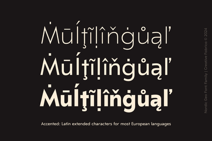 Nordic Geo Font