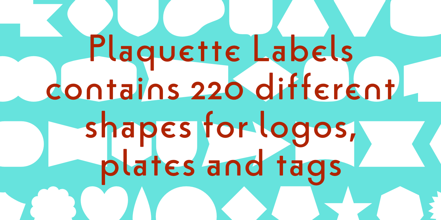 Plaquette Labels
