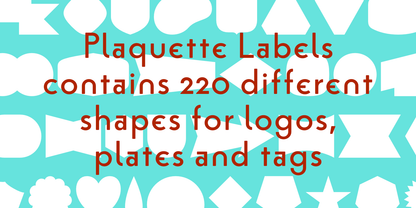 Plaquette Labels