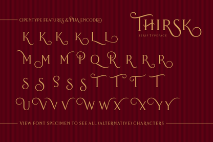 Thirsk Font