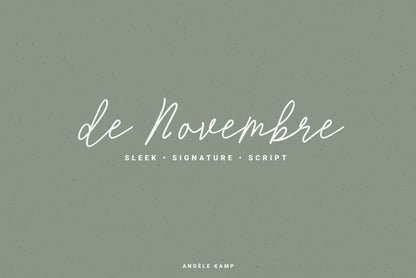 De Novembre font